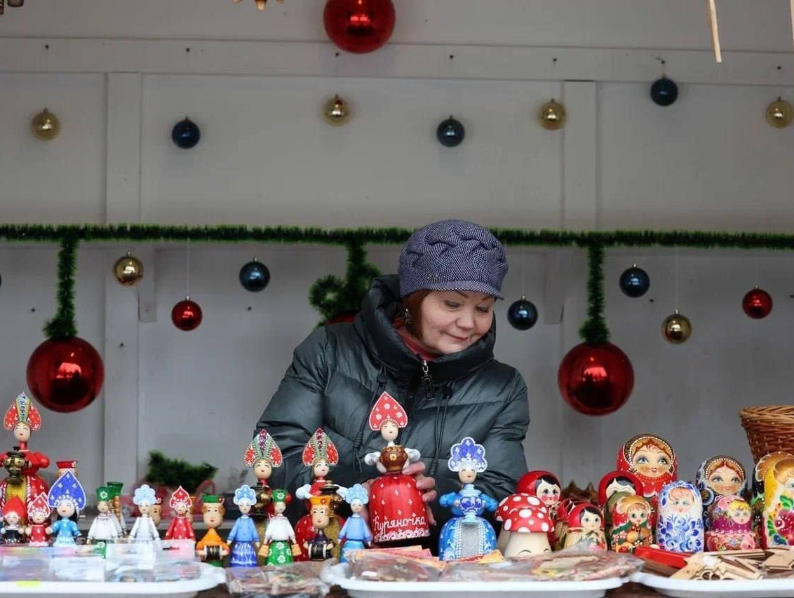 Ярмарку в Первомайском парке можно посетить до конца новогодних каникул.