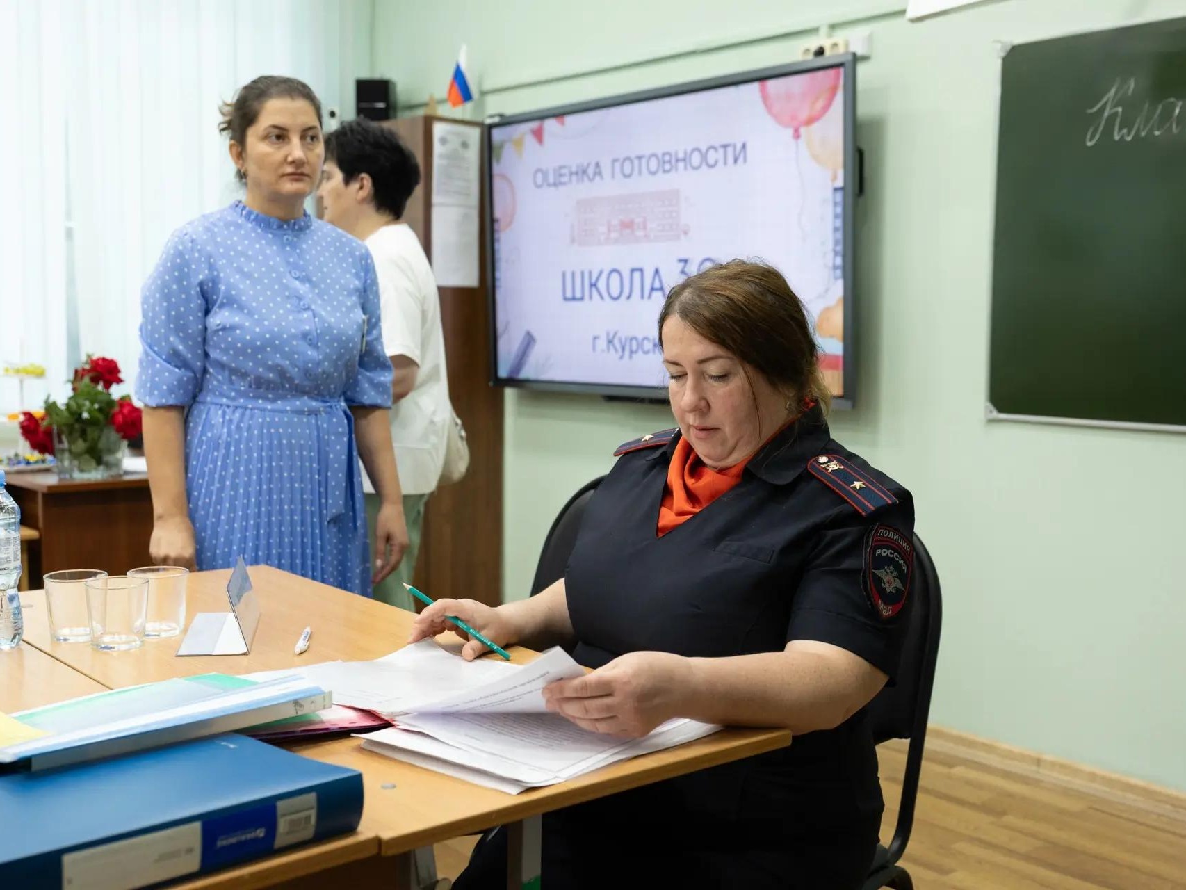 В Курске продолжают проводить оценку готовности школ и организаций дополнительного образования к началу учебного года.