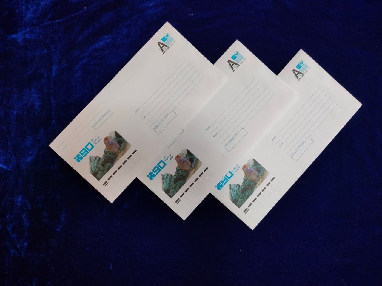 «Почта России» выпустила художественный маркированный конверт к 90-летию Курской области.