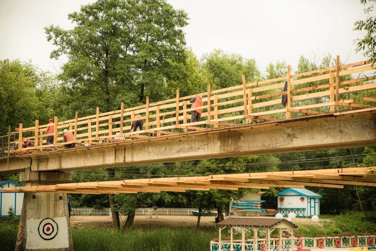 самый длинный деревянный мост в киржаче